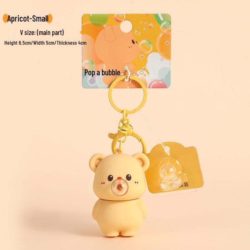 

Elegant Creative Bear Squeeze Toy Keychain – Cartoon Backpack Pendant Gift
