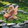 Transparents Acrylic Garden Art Stake Featuring Fairies Flower Pattern for Outdoor Home Decoration