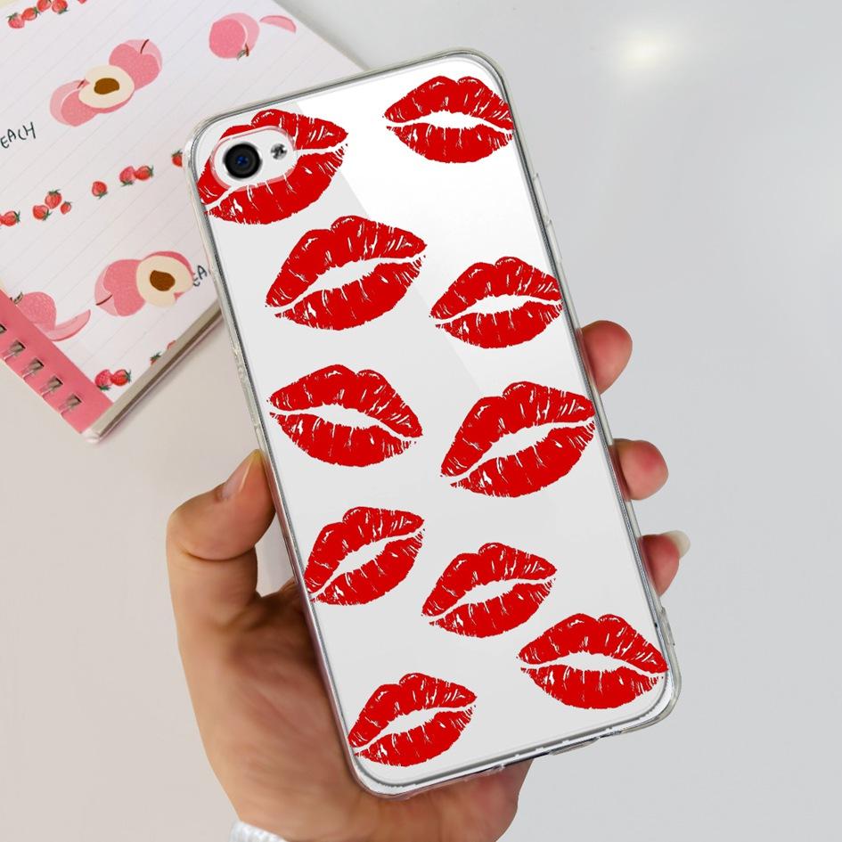 For iPhone 4 Case 3.5" Cute Cartoon Leopard Transparent Silicone Soft Cover For iPhone 4s iPhone4 Funda iPhone4s Shockproof Capa