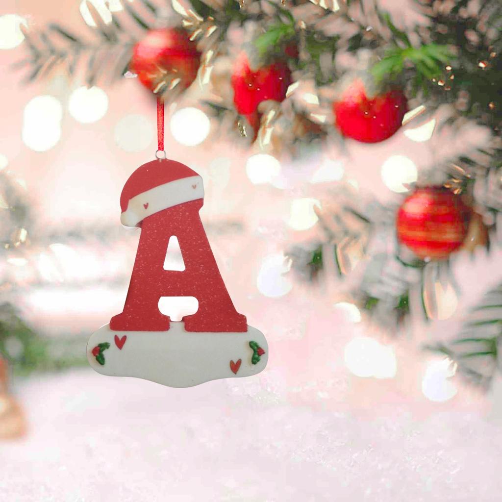 Christmas Tree Decoration Pendant Personalized Christmas 26 Letter Ornaments