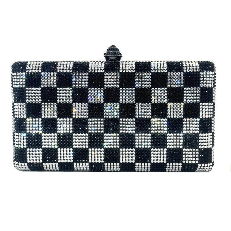 

Diamond Clutches Evening Bags Purse Crystal Women Wedding Bridal Purses WHTUOHENG Rhinestone Party Dinner Clutches Handbags 20cmX11.5cmX5cm