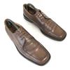 Made in Italy BOSS Genuine Leather U-tip Mackay Shoes Men’s 7.5 Brown Dress Shoes(USED)