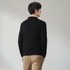 Qipai Men's Anti-Static Round Neck Knit Sweater