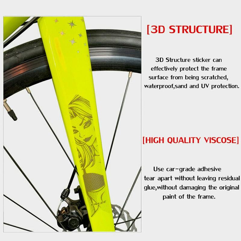 NC NC Fahrradaufkleber Rahmen Vordere Gabel Schutzband Mountainbike Schutzfolie Dekorative Aufkleber