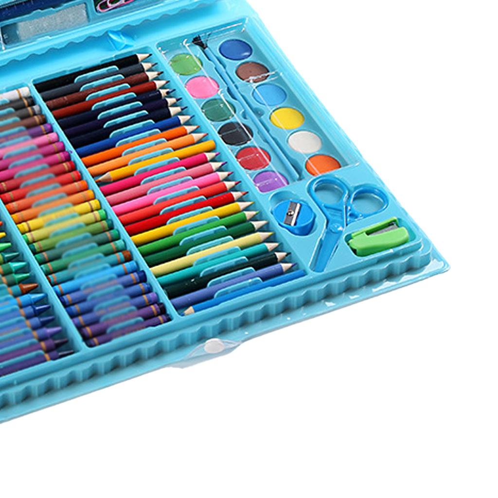 150pcs Kids Painting Set Oil Pastels Watercolor Pen Crayon Colored Pencils DIY Art Supplies for