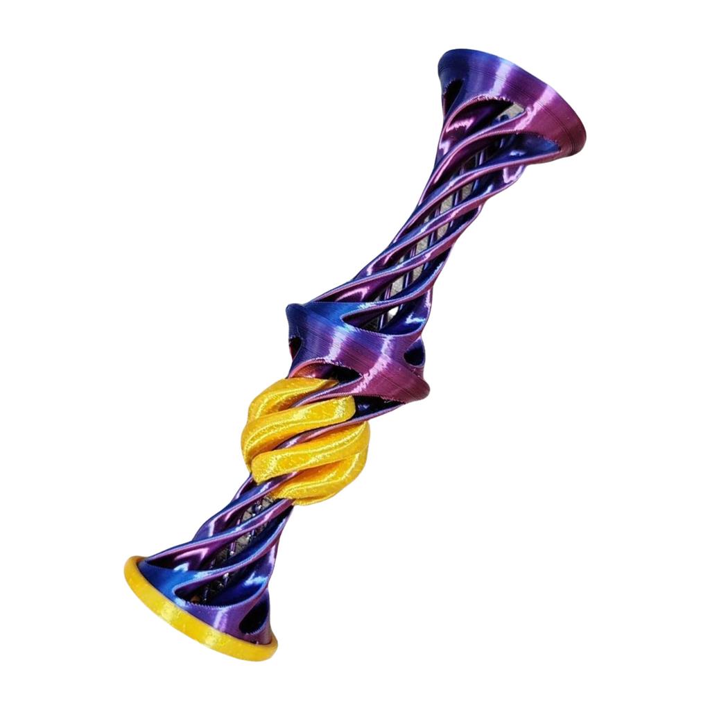 3D Print Spiral Stress Relief Toy Elastic Popping Design For Office Adult and School Student Fun Entertaining Gift