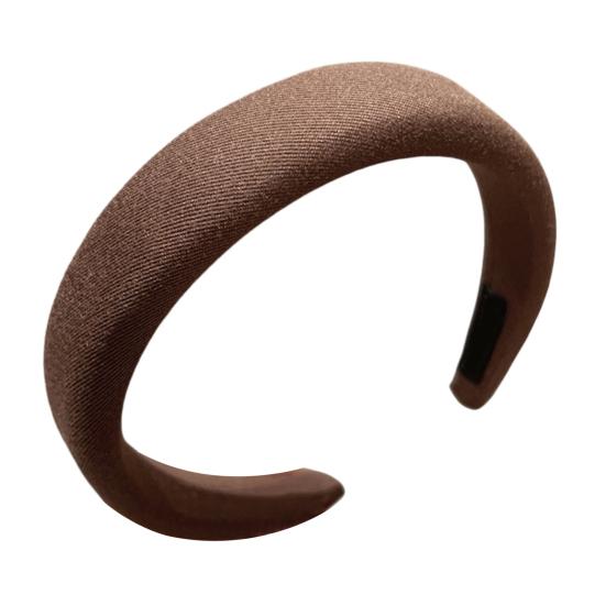 

Women Headband Thick Sponge Filling Natural Face Shaping Headband Comfortable High Cranium Head Band Autumn Winter Hair