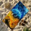 Game M-Mortal Kombat Towel Beach Towels Yoga Gym Lightweight Portable For Swimming Shower Travel Sports Accessories Sandproof