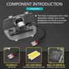 2Pcs Car LED logo Door Ghost Shadow Projector Welcome Light 3D Laser Lamp for Honda  Accord 10th 7th 8th 9th 2003-2020 2021 2022 ajc256