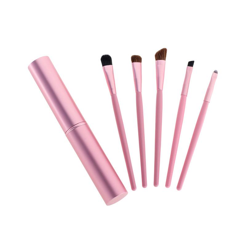 5ks přenosných mini štětců na líčení očí Set Eyeshadow Eyeliner Eyebrow Brush