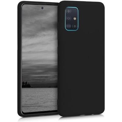 Case - Kwmobile - Samsung Galaxy A51 - Matte Black Silicone - Full Protection - Modern Design
