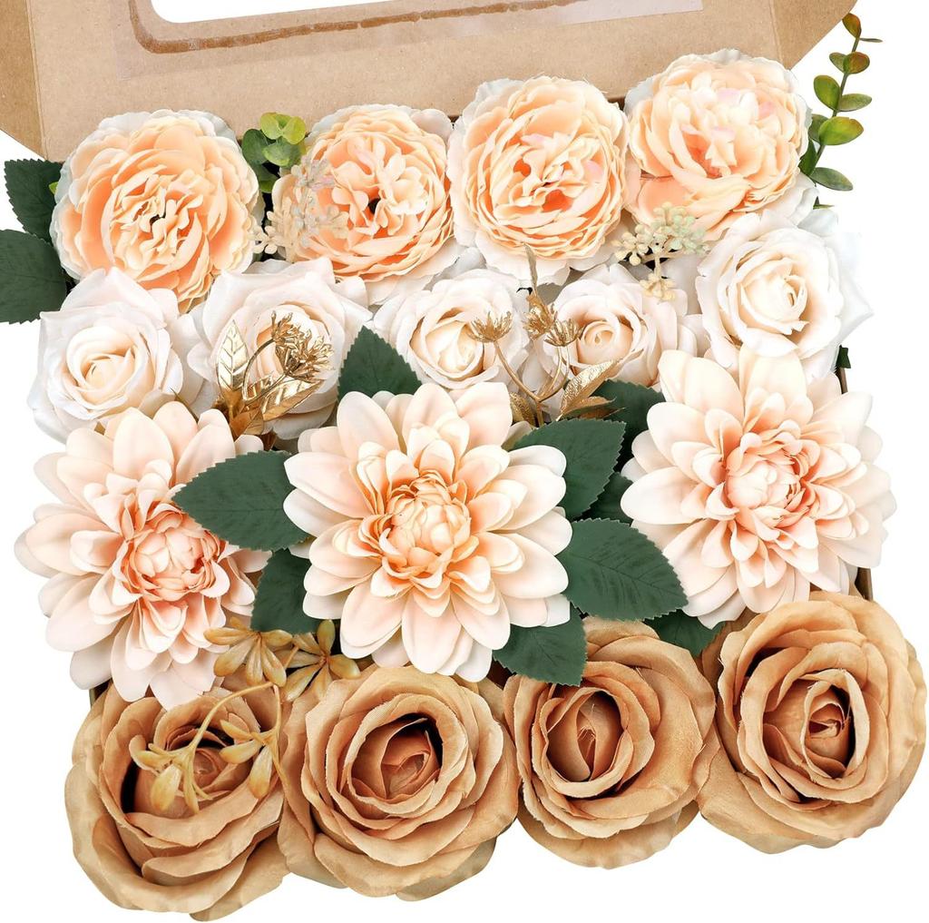 Simulation Flower Box Diy With Flower Pole Rose Box Hand Bouquet Wedding Christmas Home Decoration