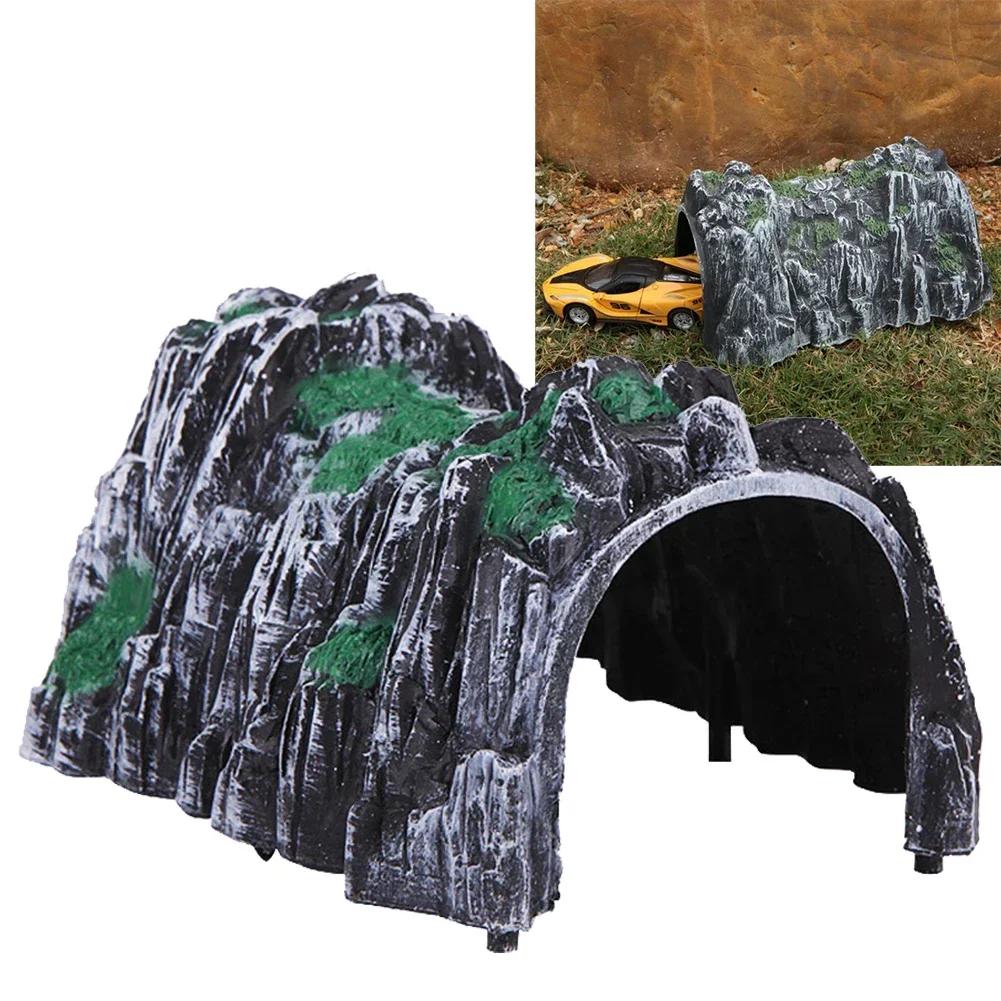 1pc Train Railway Accessories Simulation Cave Plastic Rockery Models Railroad Tunnel Table Model Railway Toys Gifts For Kids China Mainland