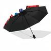 1pc Heart Colors Automatic Open/close Umbrella, 8-Rib sturdy structure, Auto Folding/Opening, Portable Travel Umbrella for Women,098