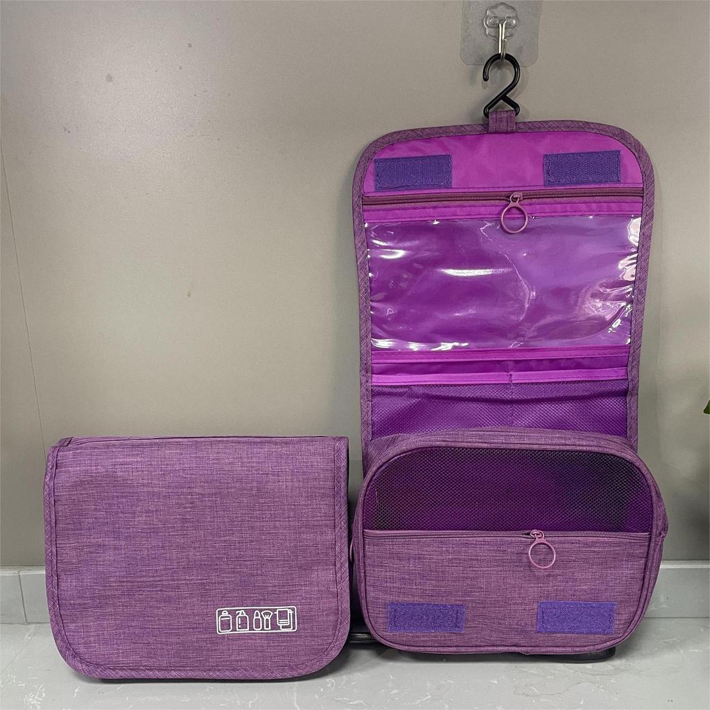 Large Capacity Travel Toiletry Bag Hanging Wet Dry Separation Cosmetic Organizer for Men Women Business Trip CLE
