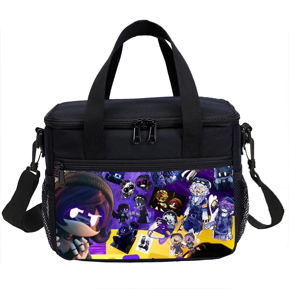 Murder Drones Fashion School Handbag Insulated Lunch Bag Student Bento Food Container Bags Reusable Thermal Cooler Lunch Box