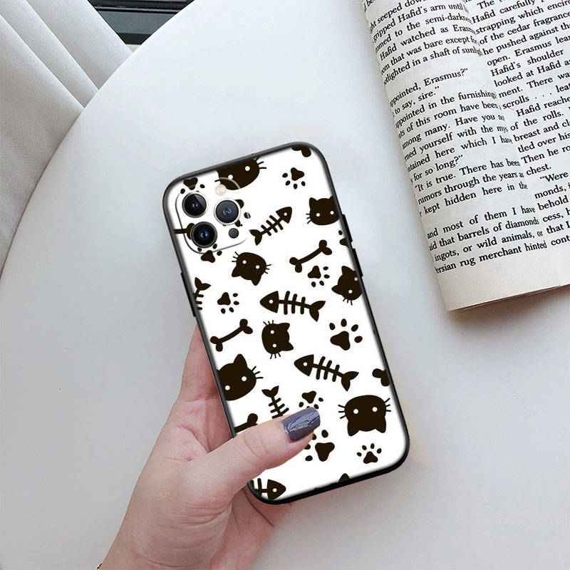 

JO9 Cat Kitten Meow Phone Case for iPhone 7 8 11 12 13 14 15 16 16E XS Pro Max XR X SE Samsung S20 S21 S22 S23 S24 FE Ultra Plus Lite S21S A55 Samsung S21 Ultra кукурудзяний