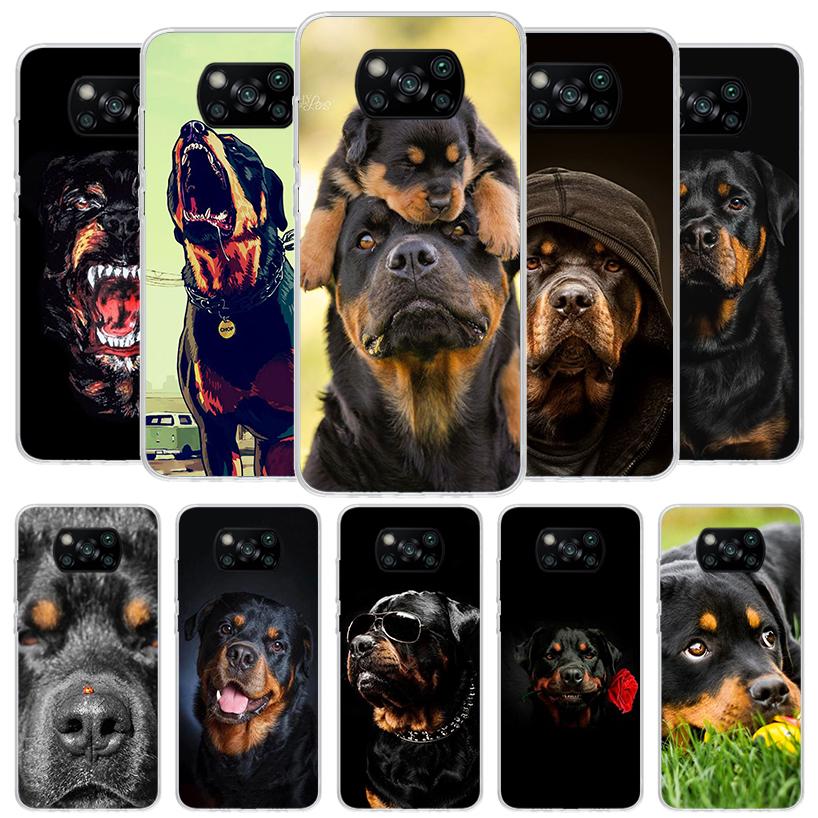 Rottweiler Dog Cover Phone Case For Xiaomi Poco F7 Ultra X7 X6 X5 Pro M7 Redmi 15C 15 13C 13 12C 12 10C 10 9A 9C 9T 9 Shell Poco