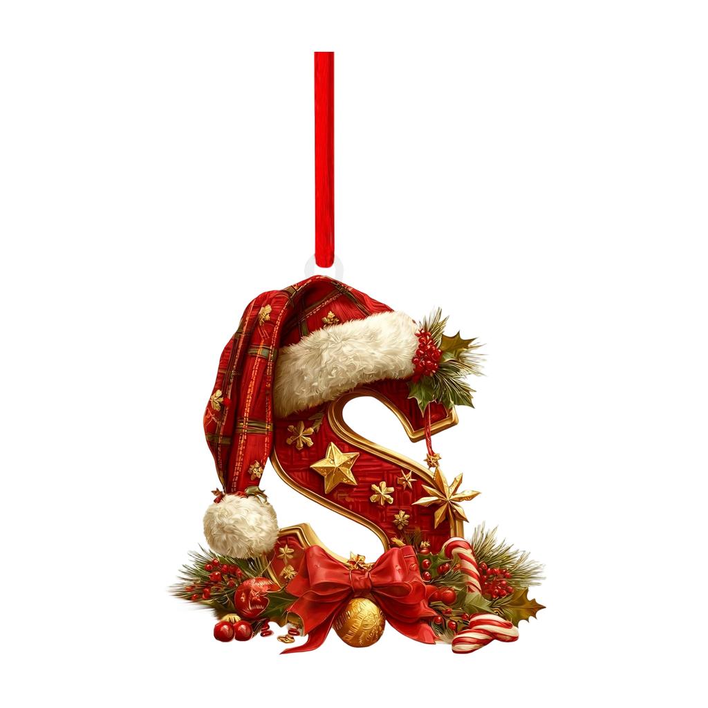 26 Letter,Christmas,Ornaments,Acrylic,1