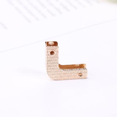 1Pc Metal Bag Corner Corners Decor End Clip Edge Banding Bag Accessories Leather Decorative Corner Banding Decorative Strips