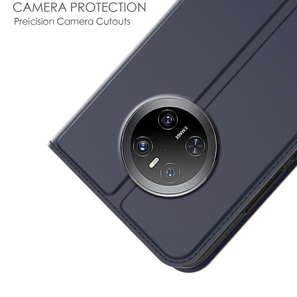 For Huawei Mate 70 Case PU Leather Phone Cover with Card Holder Stand Magnetic Closure