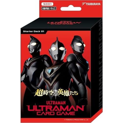 Set of 2: Authentic Ultraman Card Game Starter Deck 01: Heroes of Super Dimension [SD01] and Starter Deck 02: Zero's Bonds [SD02]