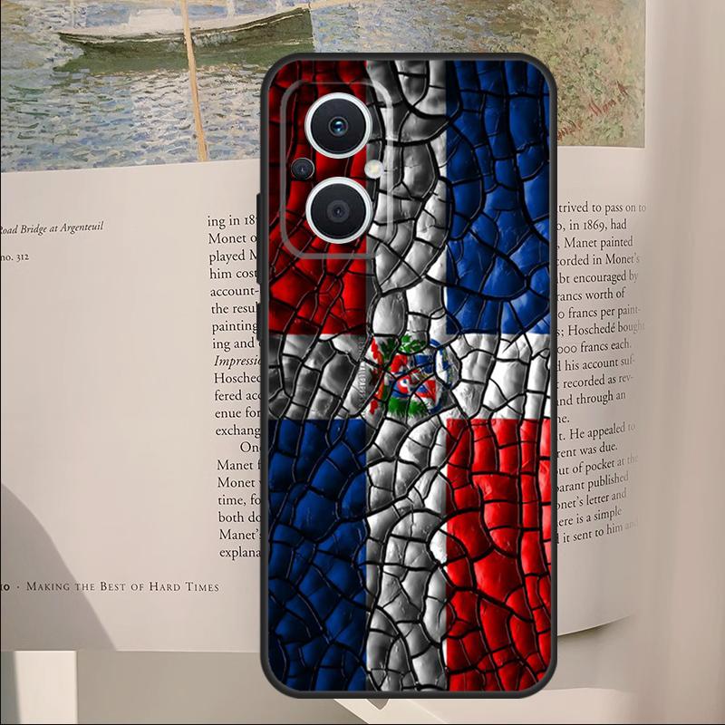 Dominican Republic Flag Cover For OPPO Reno 10 12 13 14 Pro 11 F 12F 13F 14F 7 8 Lite OPPO Find X9 X6 X5 X8 Pro Case