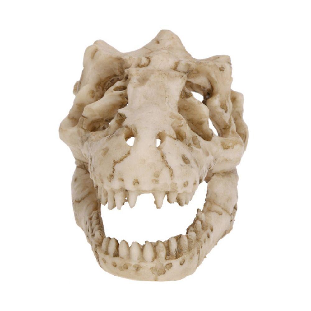 Resin Dinosaur Skull Simulation Escape House Creative Fish House Cave  Landscaping
