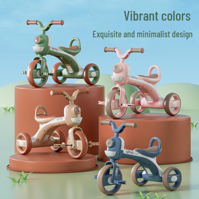 Kid's Music-Enabled Tricycle and Glider Stroller