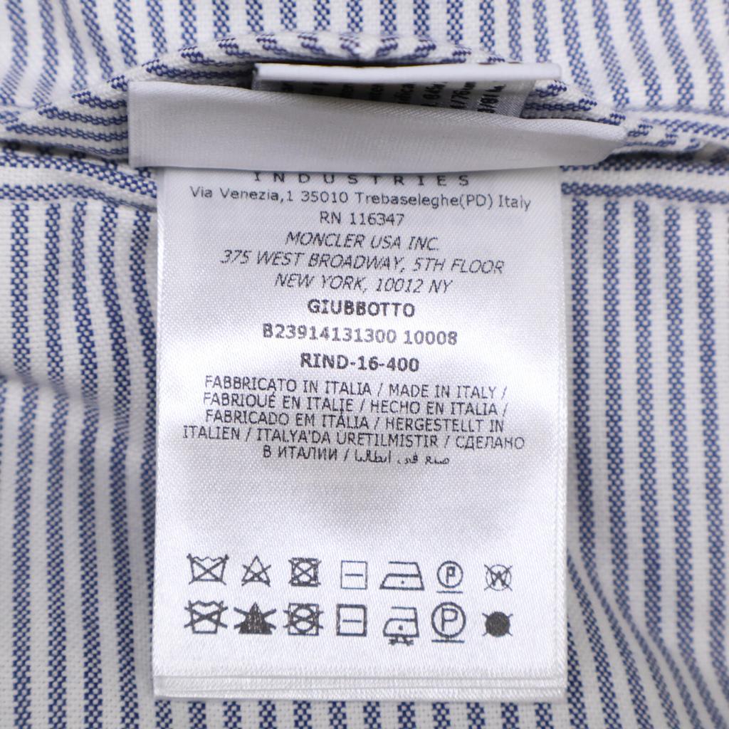MONCLER GAMME BLEU GIUBBOTTO 100% cashmere down jacket coat 1 NavyUsed