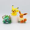 Anime Figure Pokemon Pikachu Charmander Squirtle Cartoon Car Doll Decoration  Anime PVC Figure Statue Toy With Base Decoration