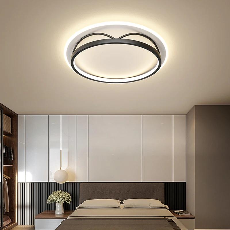 Modern LED Pendant Lamp For Living Room Bedroom Ceiling Light Square Round Industrial Ceiling Lamp Indoor Decor Lighting Fixture