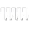 5PCS Over The Door Hooks Cartoon   Sprayed Stainless Steel Hanging Hook for Bedroom Bathroom