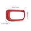 Car Front Bumper Air Duct Cover Pair Red Plastic Grille Frame for Mini Cooper S F55 F56 F57 2014 to 2021