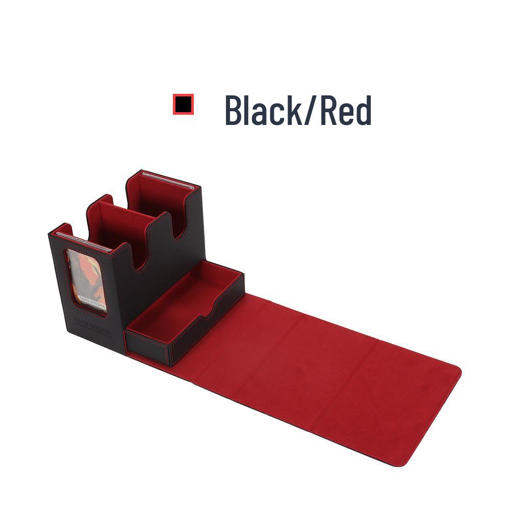 Double Window Double Deck Card Storage Box with 260+ Dice Drawer for Yu-Gi-Oh & Commander Decks