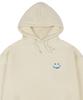 [Unisex] Sky Cloud Drawing Smile Hoodie_Cream