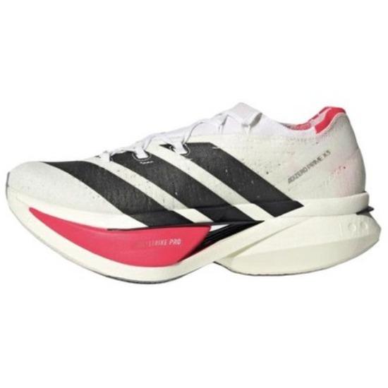 

Adidas Adizero Prime X 3.0 Strung White Black Lucid Red JR2597 EU 42 тусклый серый