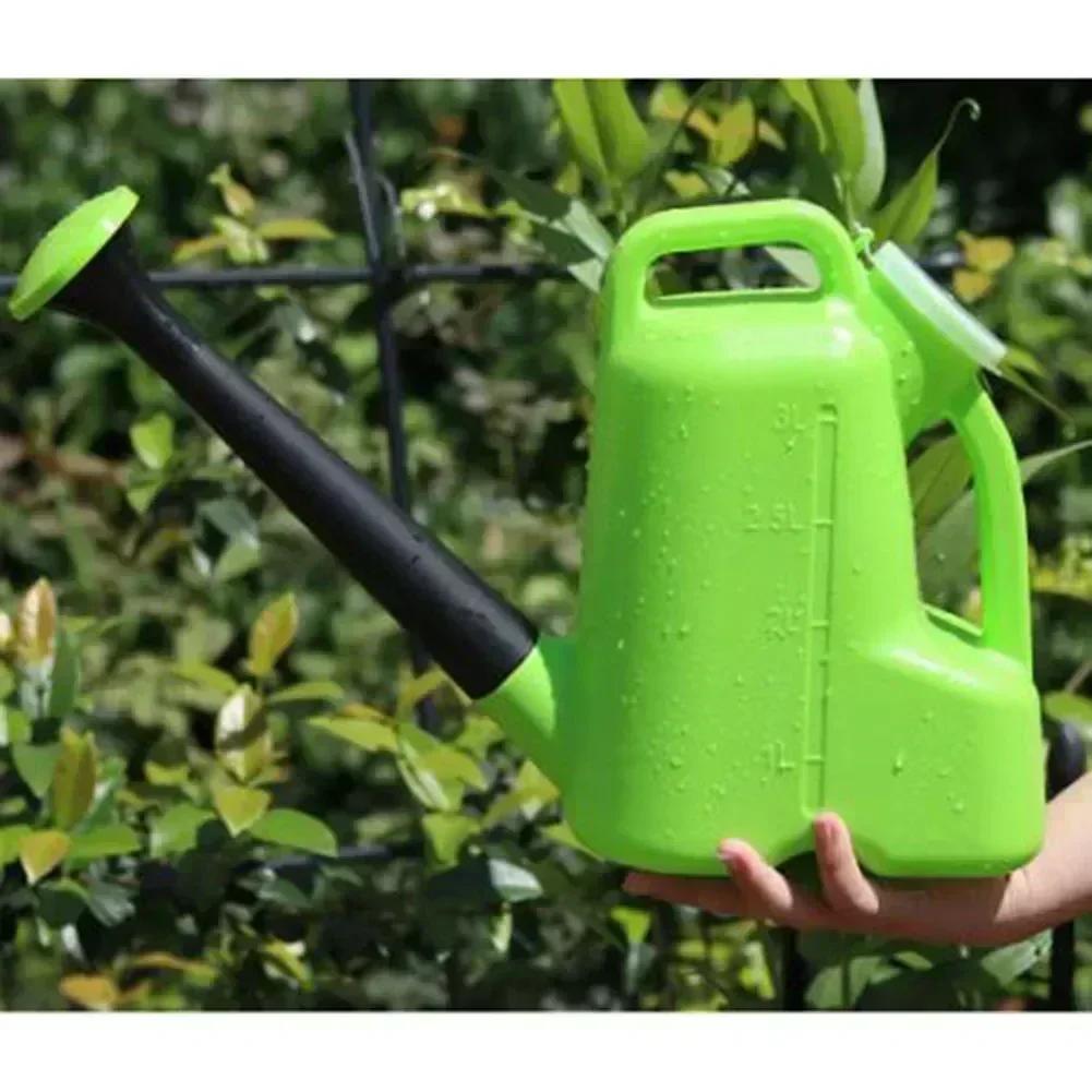 

For Plant Care Gardening Watering Can Large Capacity Kettle Dust Prevention Lid Easy To Clean Design Indoor Outdoor Use зелёный