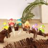 6PCS Craft Lifelike Pearl Bird Vivid Simulation Sparrow Gift Artificial Bird Model  Indoor Outdoor