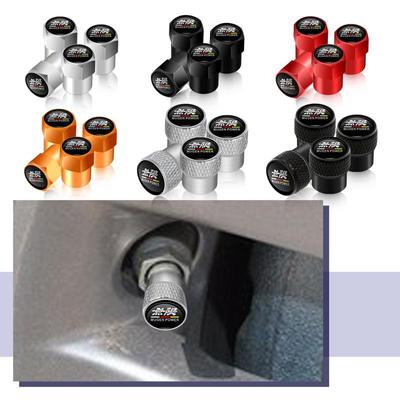 Accessori per auto 4 pezzi Coprivalvola antipolvere per pneumatici per auto Copertura protettiva per Mugen Power Emblem Civic Accord CRV Hrv Jazz