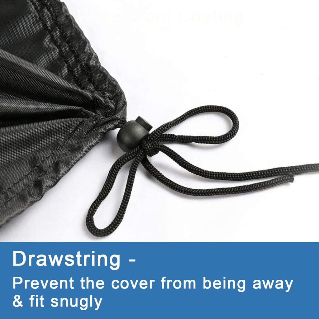 Treadmill Cover Waterproof Outdoor,Dustproof Running Machine Cover with Drawstring, Upgrade Dust Proof Heavy Duty Non-Folding Running Machine Cover