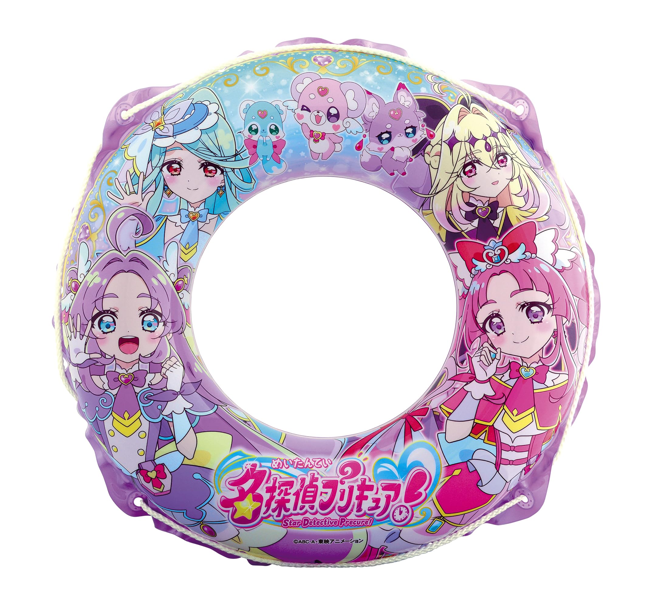 Igarashi Detective Inflatable Ring 60cm The inner circumference of the inflatable ring is approximately Precure! (with rope) AFE-60B 85-90cm. фиолетовый