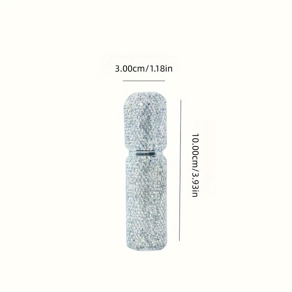 1pc High-grade Car Perfume Bottle, Vehicle Perfume Bottle Mini Size Refillable Atomizer Travel Perfume Spray Bottle Bling Glitter Spray Bottles