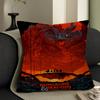 Game D-Dungeons And D-Dragons Cushion Cover Inches Farmhouse Decor Home Throw Pillow Covers For Couch Decorations