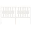 VidaXL Tête de lit Blanc 165,5x4x100 cm Bois massif de pin 818581