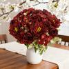 Artificial Flowers High Quality Silk Peony Hydrangea Festival Wedding Bridal Bouquet Home Room Table Vase Wreath Diy Gift Decora