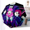 1pc Jujutsu Kaisen Characters Auto-Folding Umbrella - Portable 3-Fold Design, 8-Bone Iron Frame Outdoor Umbrella, Perfect Gift for Fans, Travelers, Da