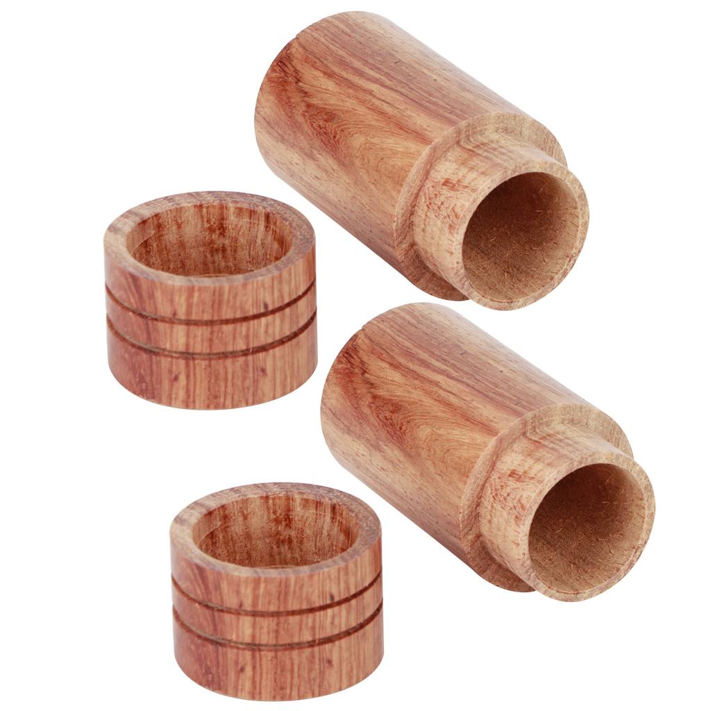 10Pcs Wooden Essential Oil Cylinder Box Storage Bottle Container Travelling Carrier Case2.9cm Outer Diameter