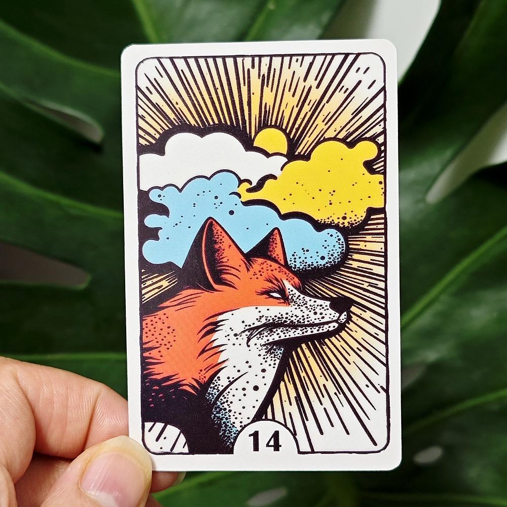 9*6cm Pop Art Lenormand Deck 36 Pcs Cards