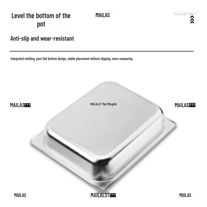 Mailangs 201 Stainless Steel Gastronorm Buffet Pan